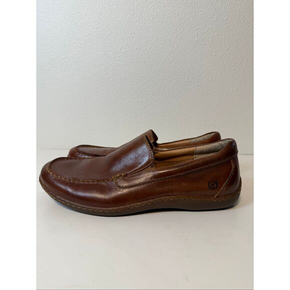 Born Brompton Slip-On Tan Loafers Size 11 - Picture 1 of 7
